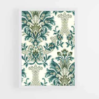 ap-damask-3 cadre Blanc