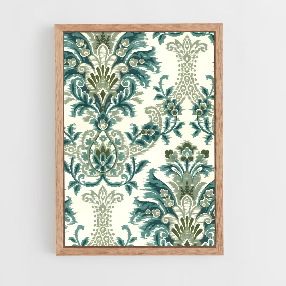 ap-damask-3 cadre Bois clair