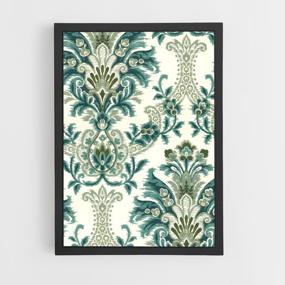 ap-damask-3 cadre Noir