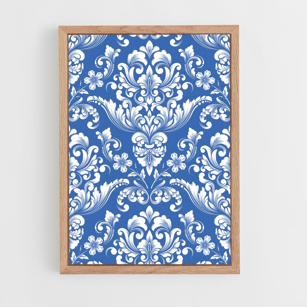ap-damask-4 cadre Bois clair
