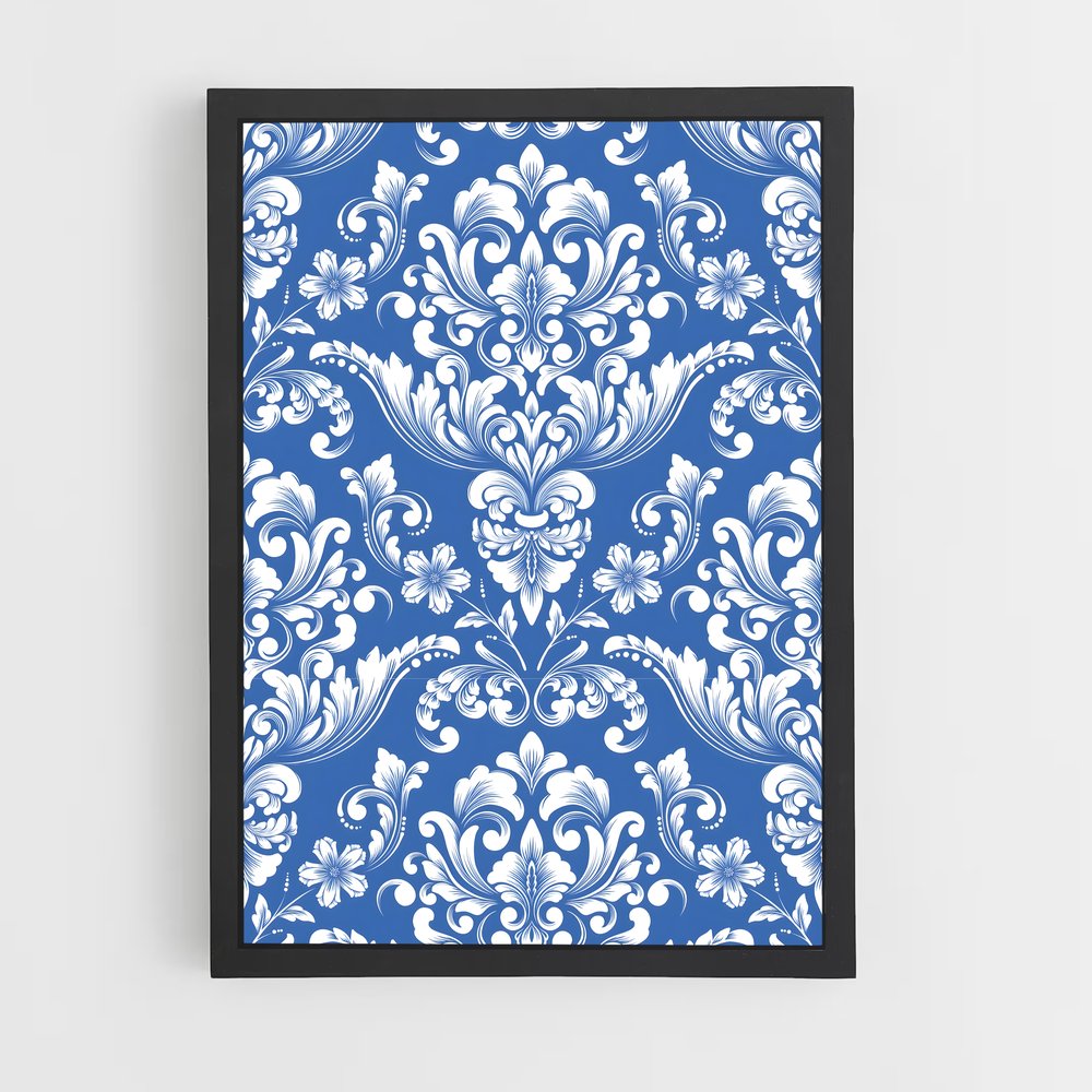 ap-damask-4 cadre Noir