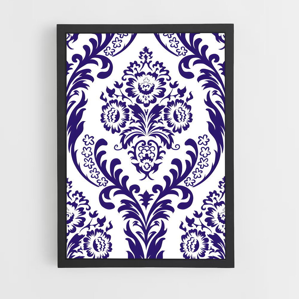 ap-damask-5 cadre Noir
