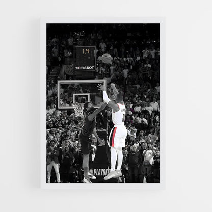 ap-damian lillard-1 cadre Blanc