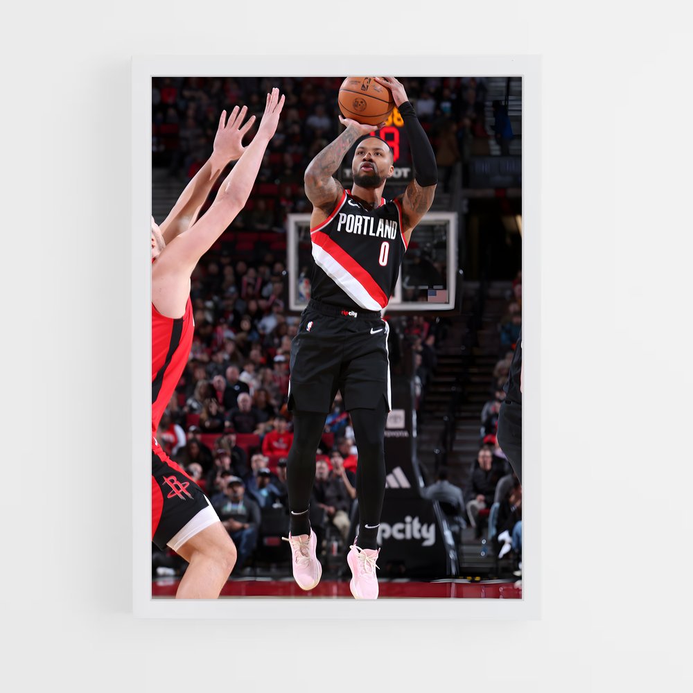 ap-damian lillard-6 cadre Blanc