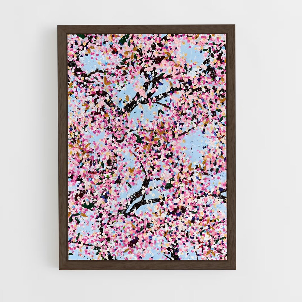 ap-damien hirst-1 cadre Bois foncé