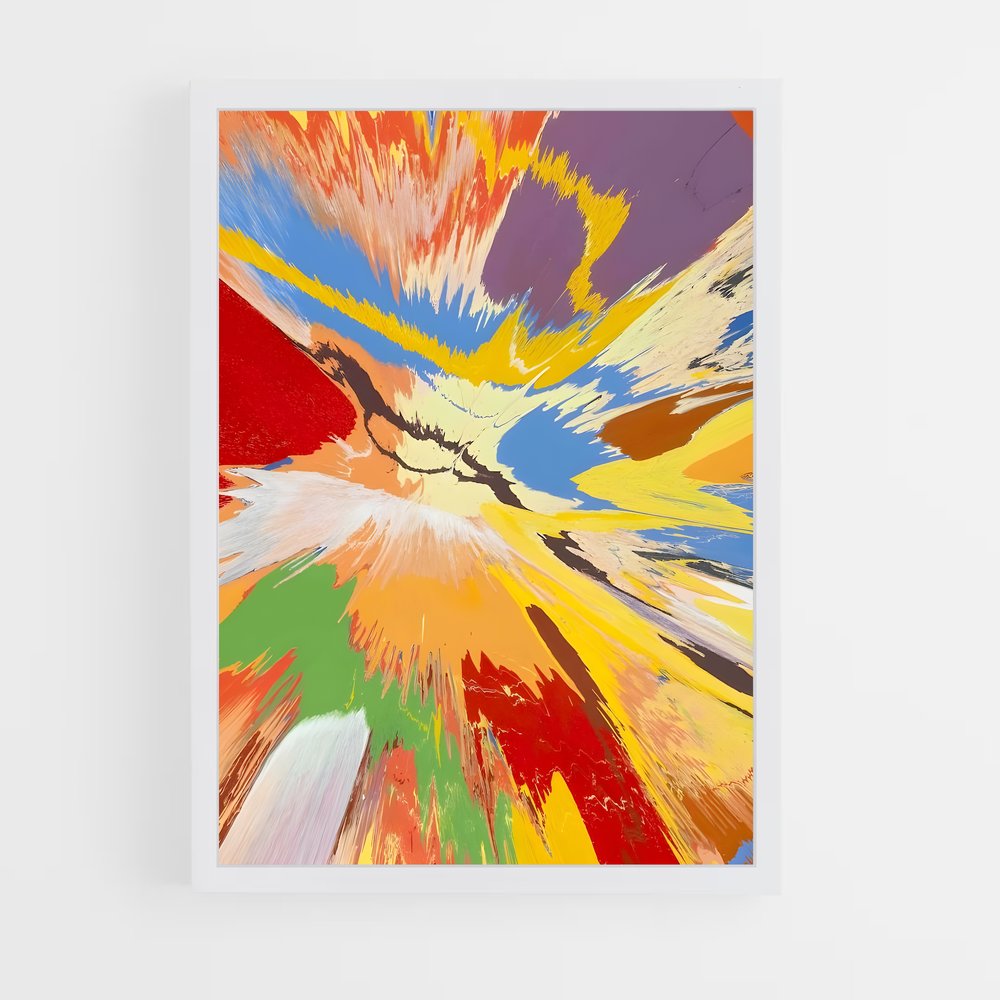 ap-damien hirst-3 cadre Blanc