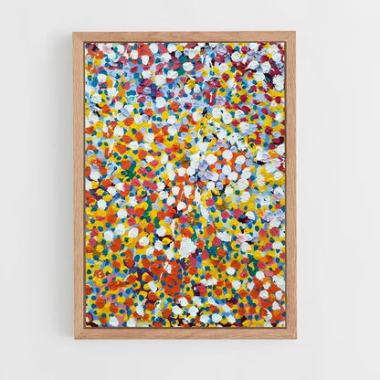 ap-damien hirst-4 cadre Bois clair