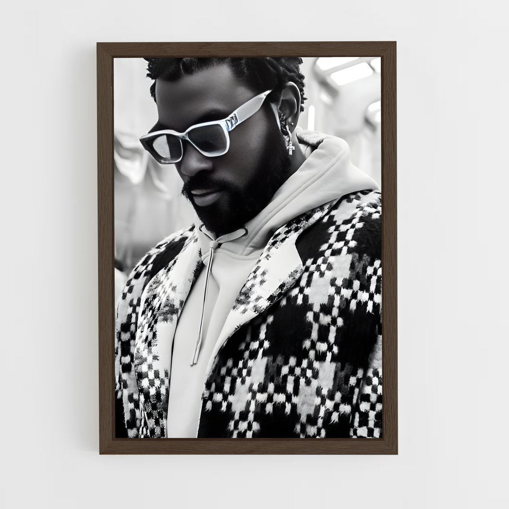 ap-damso-9 cadre Bois foncé