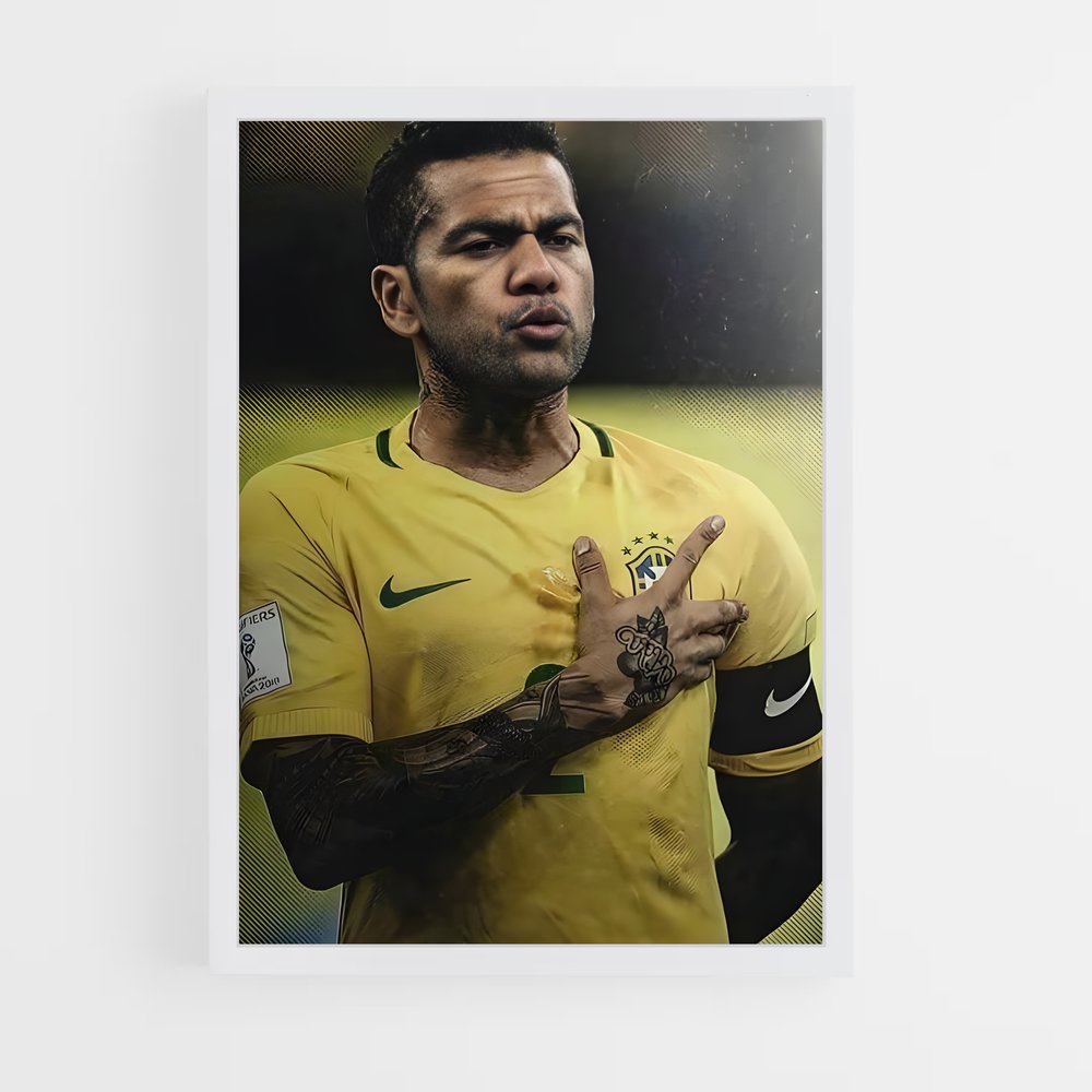 ap-dani alves-12 cadre Blanc