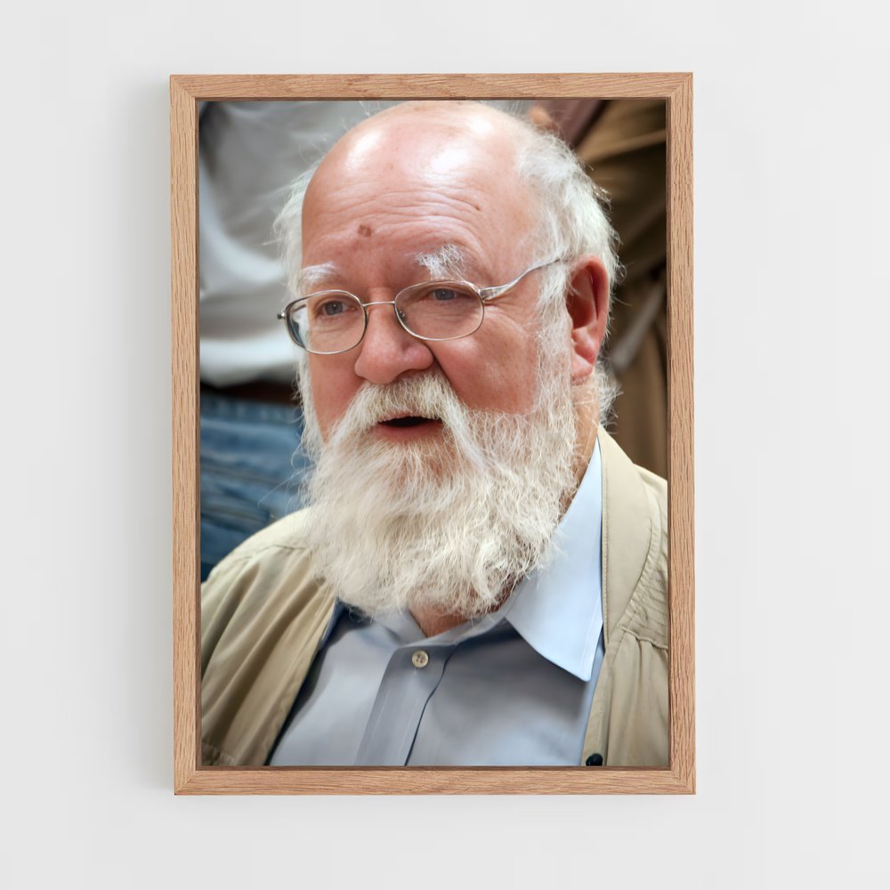 ap-daniel dennett-1 cadre Bois clair