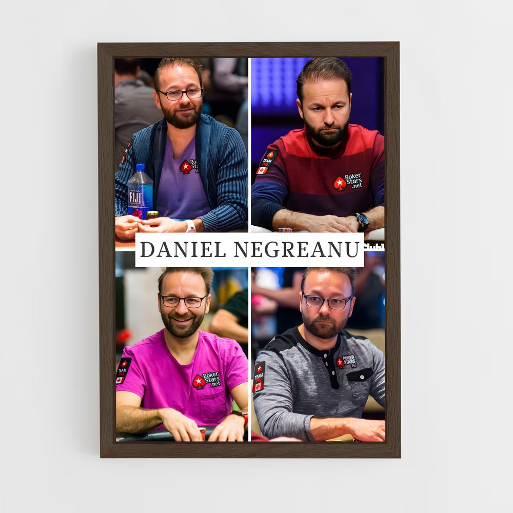 ap-daniel negreanu-1 cadre Bois foncé