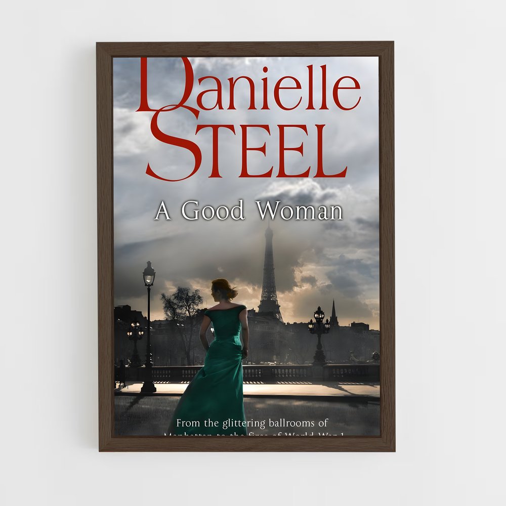 ap-danielle steel-1 cadre Bois foncé