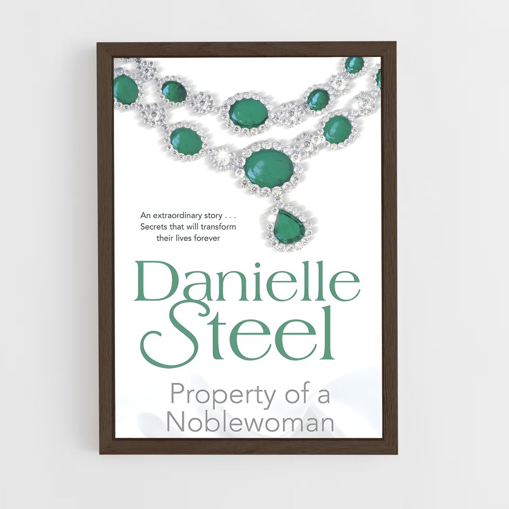 ap-danielle steel-4 cadre Bois foncé