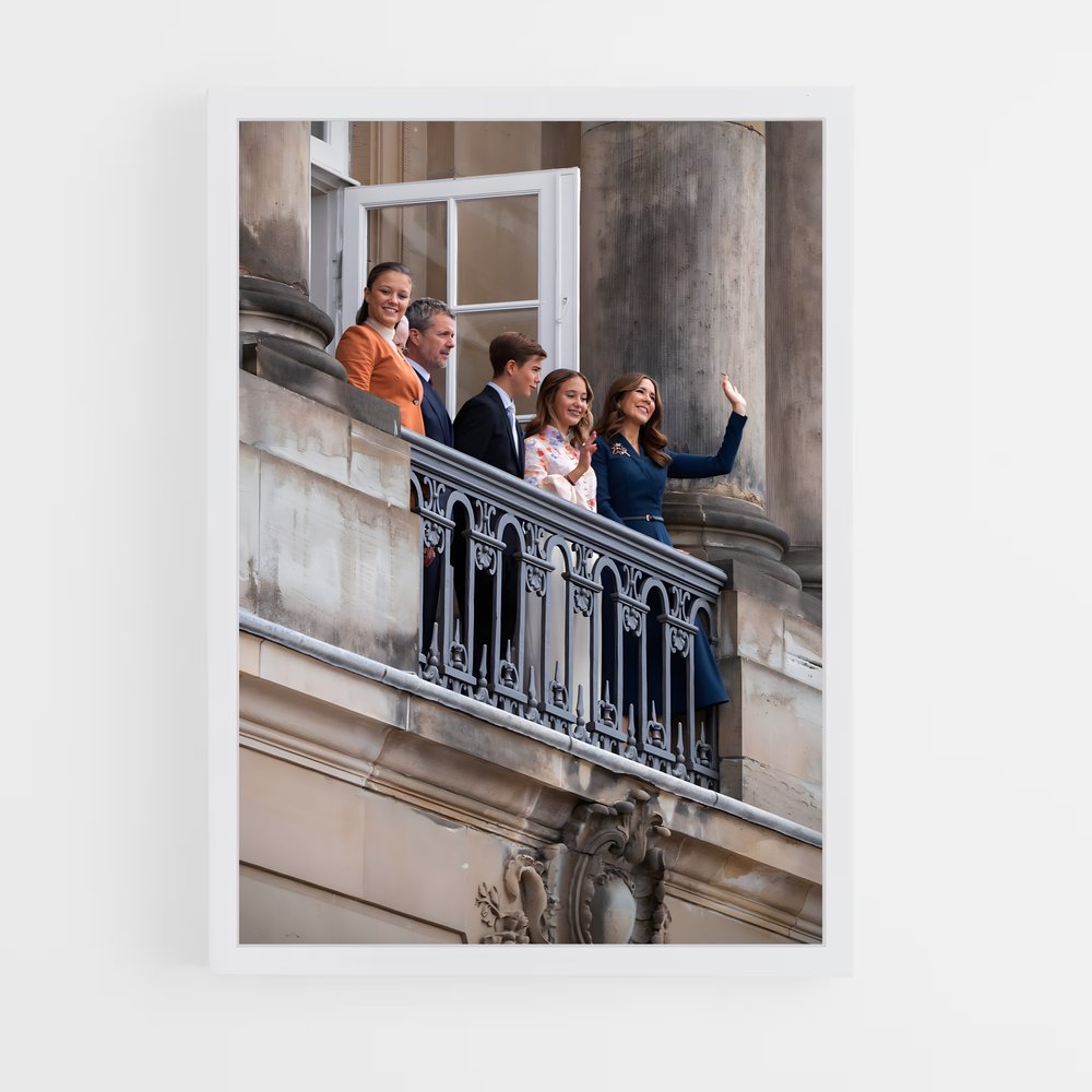 ap-danish royal family-9 cadre Blanc