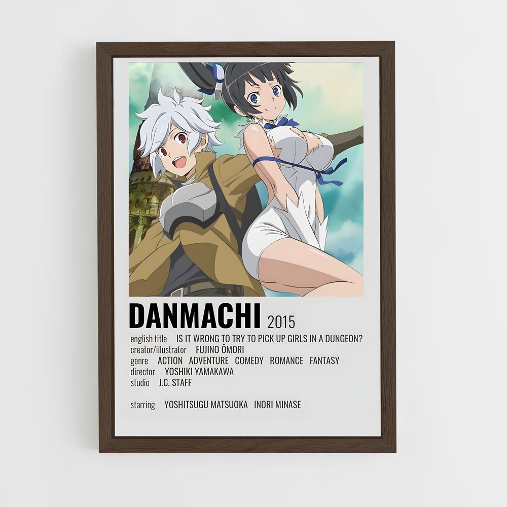 ap-danmachi-3 cadre Bois foncé