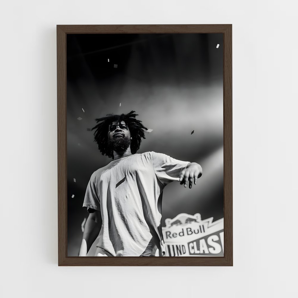 ap-danny brown-2 cadre Bois foncé