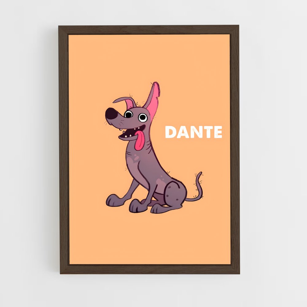 ap-dante-4 cadre Bois foncé