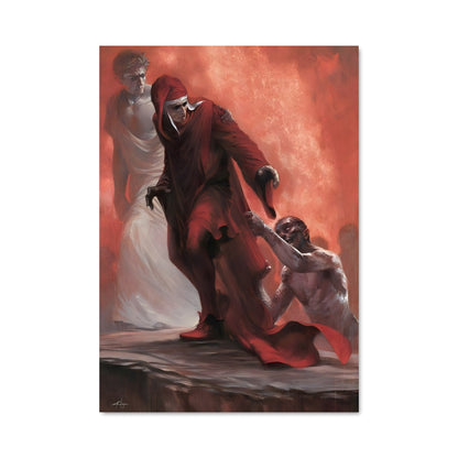 Poster Dante et Béatrice