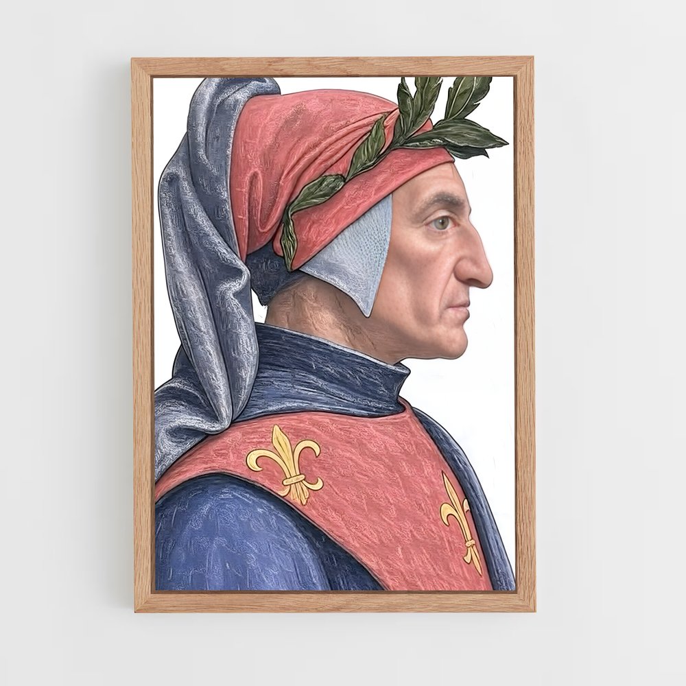ap-dante alighieri-5 cadre Bois clair