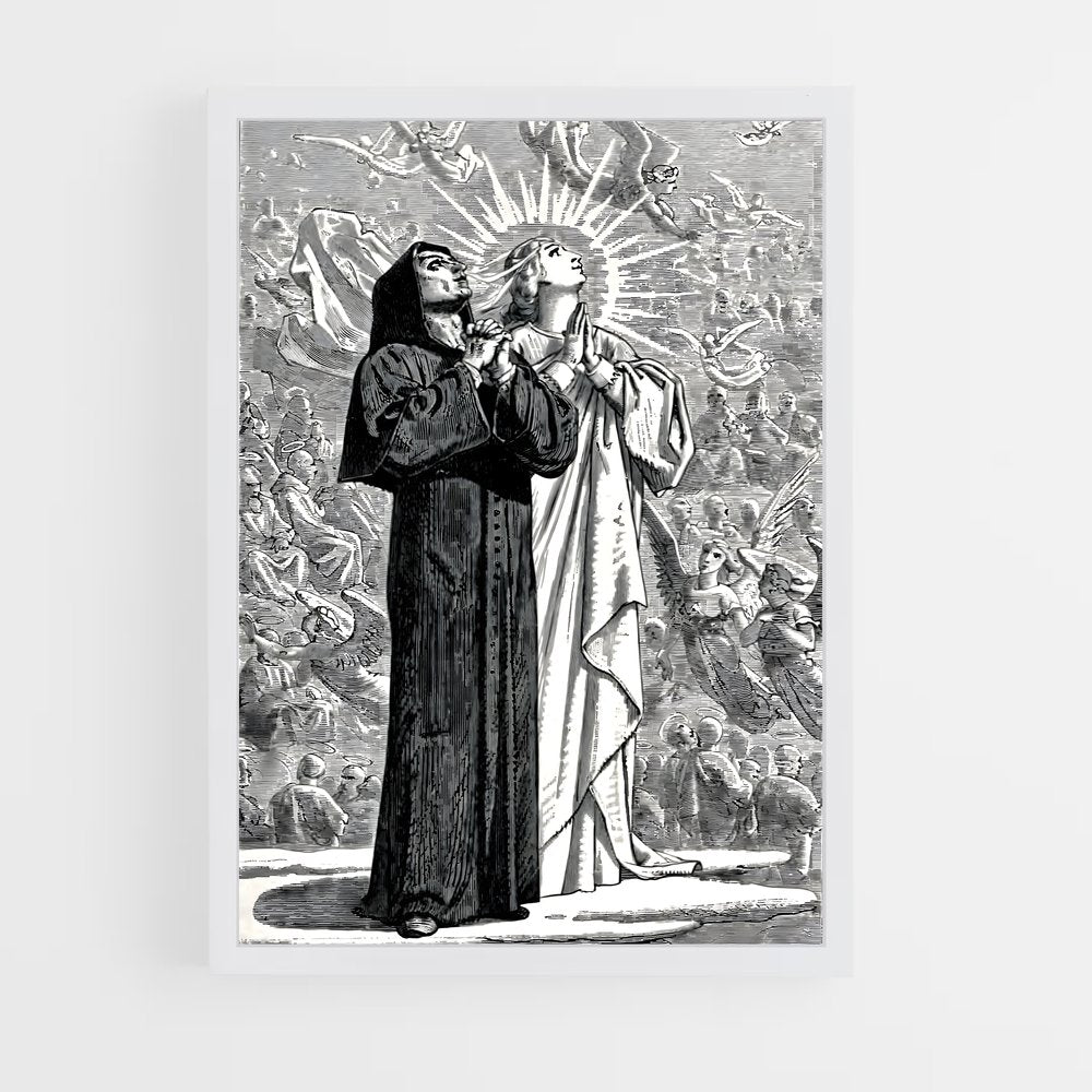 ap-dante alighieri-9 cadre Blanc