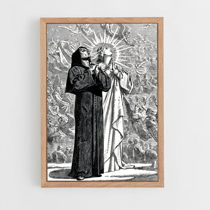 ap-dante alighieri-9 cadre Bois clair
