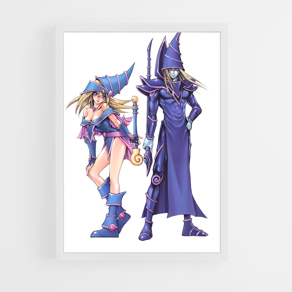 ap-dark magician-9 cadre Blanc
