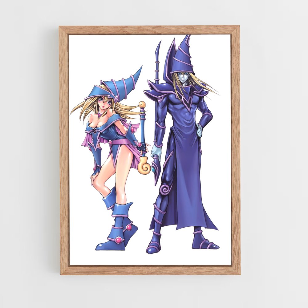ap-dark magician-9 cadre Bois clair