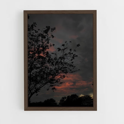 ap-dark sky-1 cadre Bois foncé