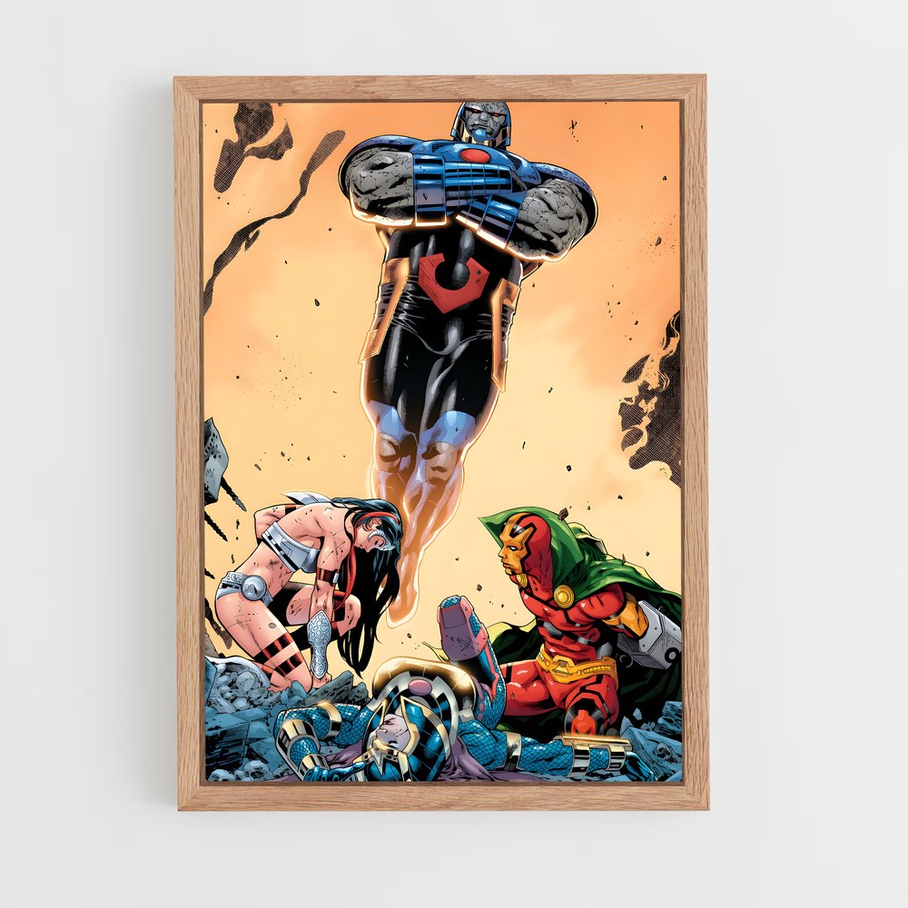 ap-darkseid-16 cadre Bois clair