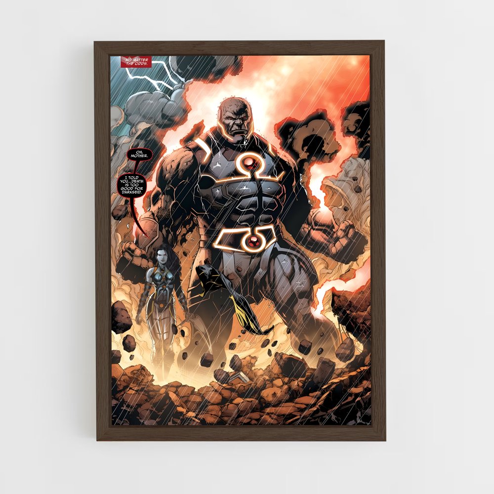 ap-darkseid-2 cadre Bois foncé