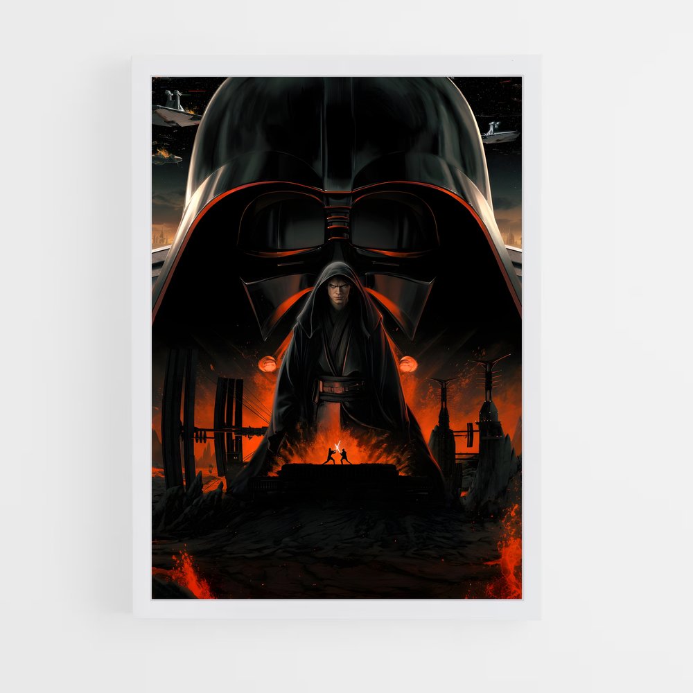 ap-darth vader-15 cadre Blanc