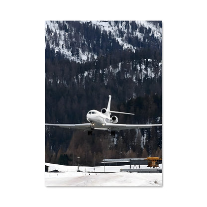 Poster Vol au-dessus des Neiges