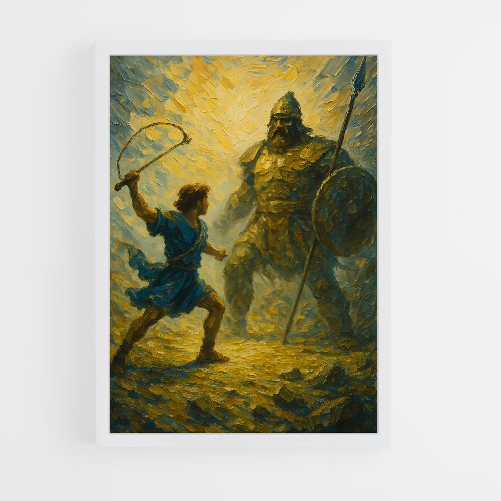 ap-david and goliath-1 cadre Blanc