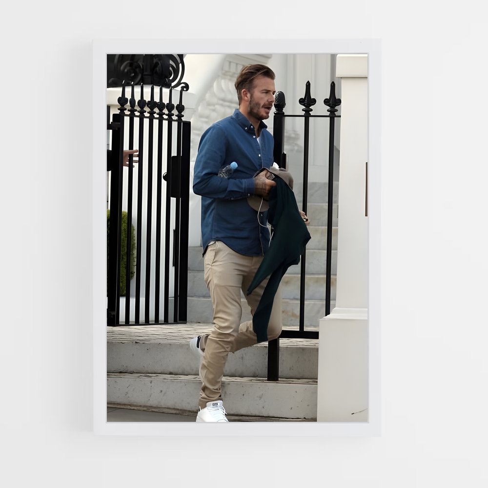ap-david beckham-11 cadre Blanc