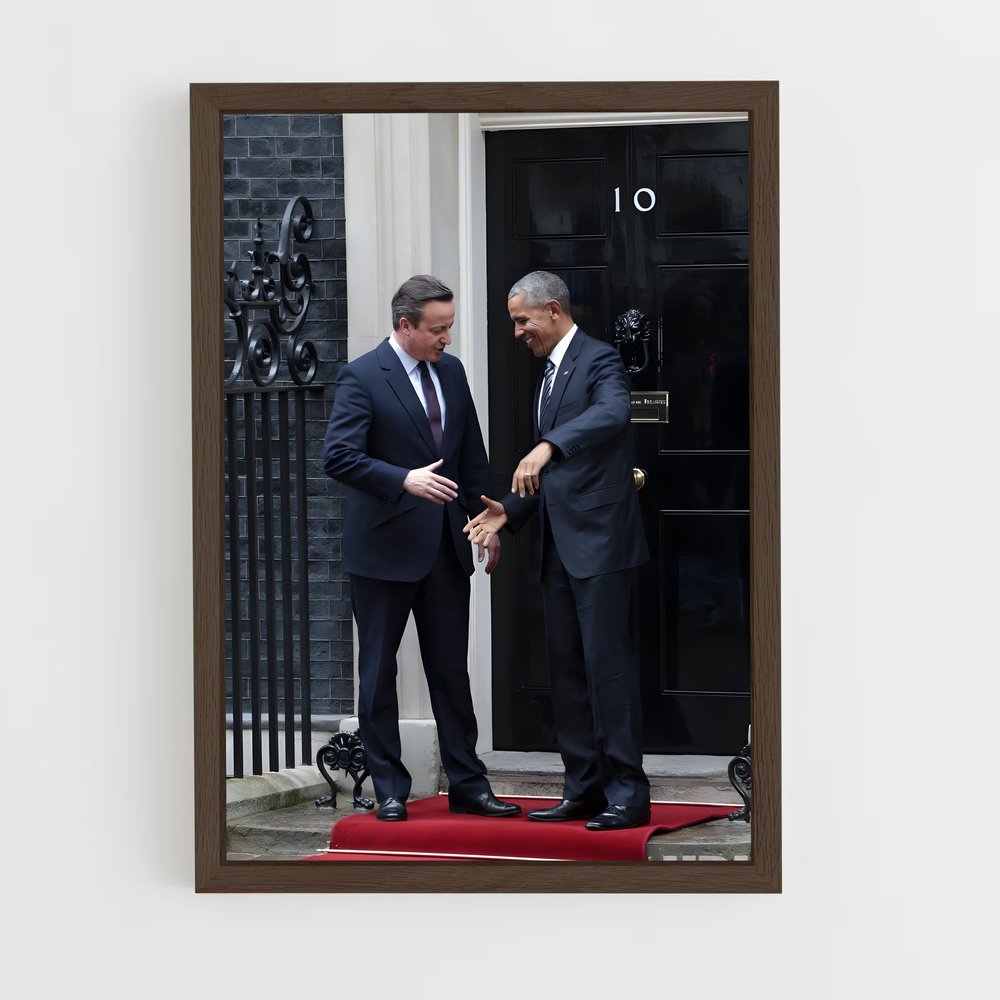 ap-david cameron-8 cadre Bois foncé
