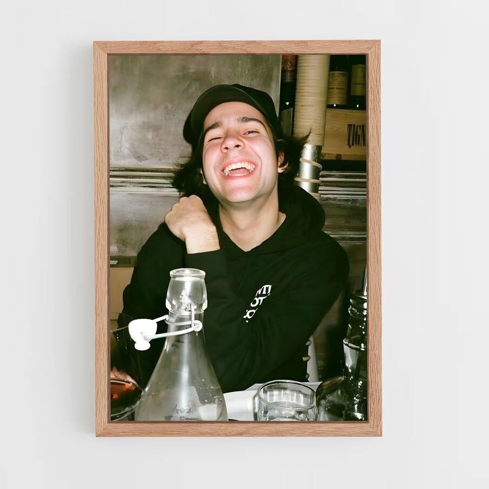 ap-david dobrik-10 cadre Bois clair
