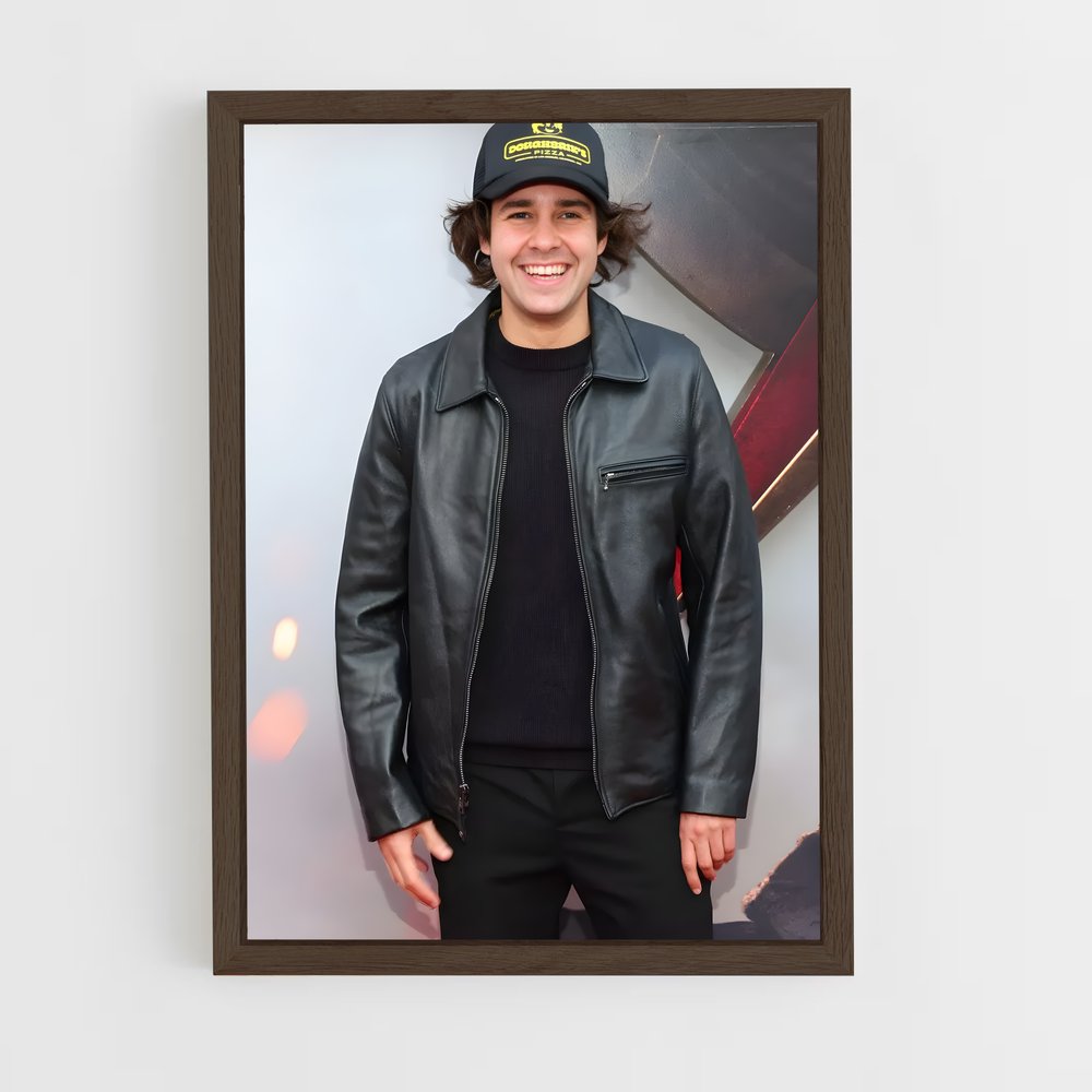 ap-david dobrik-3 cadre Bois foncé