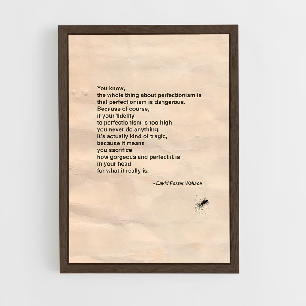 ap-david foster wallace-2 cadre Bois foncé