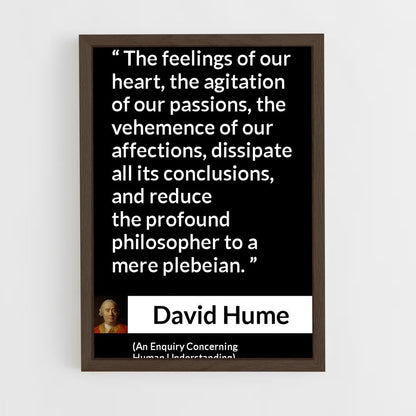 ap-david hume-4 cadre Bois foncé