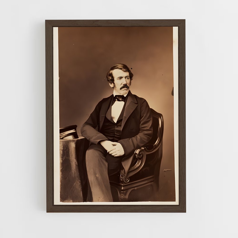 ap-david livingstone-1 cadre Bois foncé