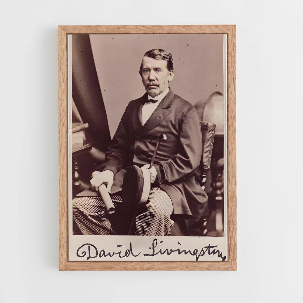ap-david livingstone-3 cadre Bois clair