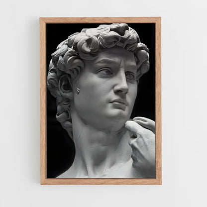 ap-david michelangelo-3 cadre Bois clair