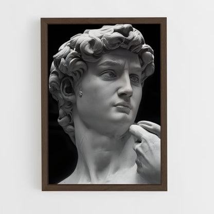 ap-david michelangelo-3 cadre Bois foncé