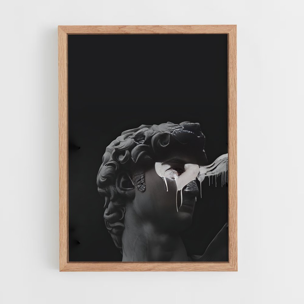 ap-david michelangelo-7 cadre Bois clair