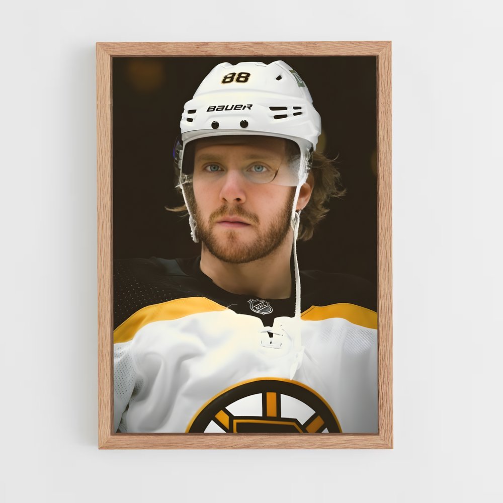 ap-david pastrnak-4 cadre Bois clair