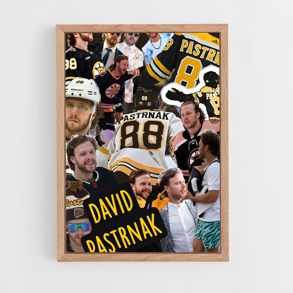 ap-david pastrnak-5 cadre Bois clair