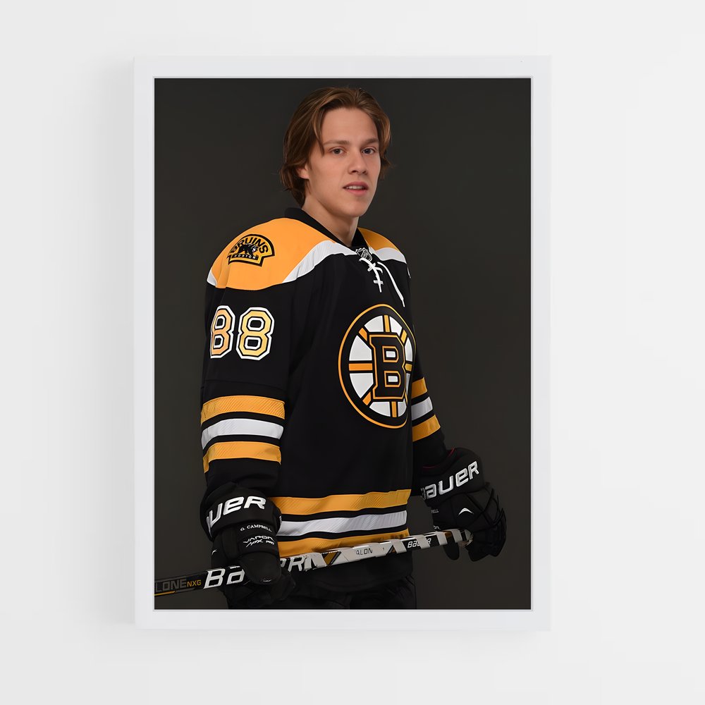 ap-david pastrnak-6 cadre Blanc