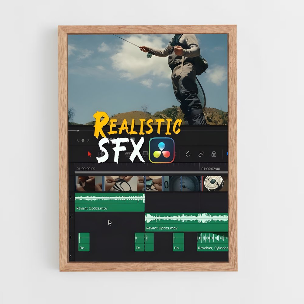 ap-davinci resolve-5 cadre Bois clair