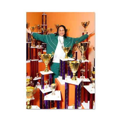 Poster Trophées en Or