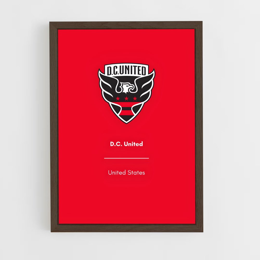 ap-dc united-4 cadre Bois foncé
